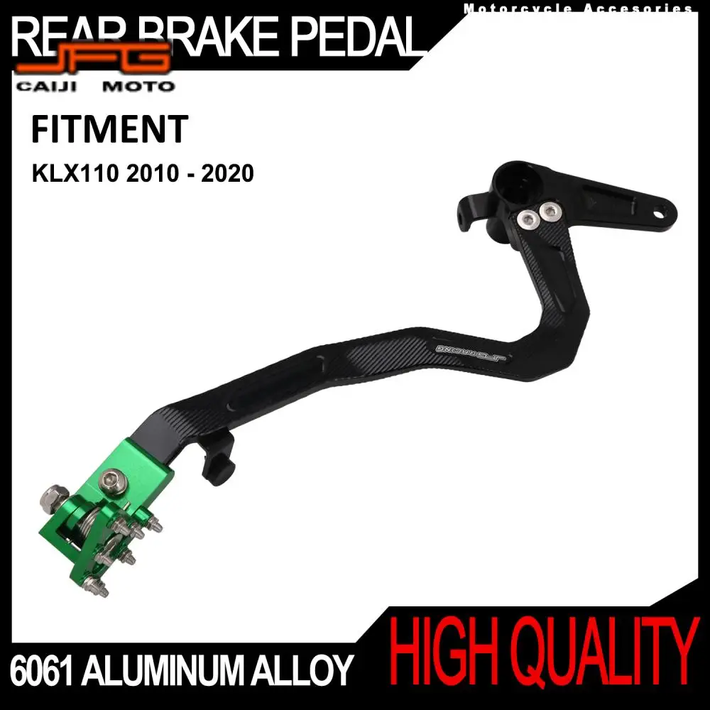 

For Kawasaki KLX110/L 2010-2024 Brake Pedal Lever CNC Aluminum Foot Lever Replacement Part Off-Road Dirt Pit Bike Accessories