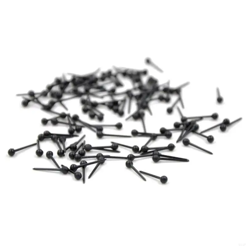 91AF 1000 Pcs Plastic Earrings Sticks Studs Pins Bars Ear Piercing Retainer Jewelry Making Findings DIY Supplies
