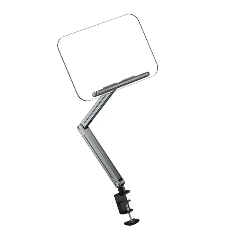 652F Adjustable Reading Stand with 20Inch Height Foldable Desk Clamp for Books and Tablets Up to 13Inches Aluminum