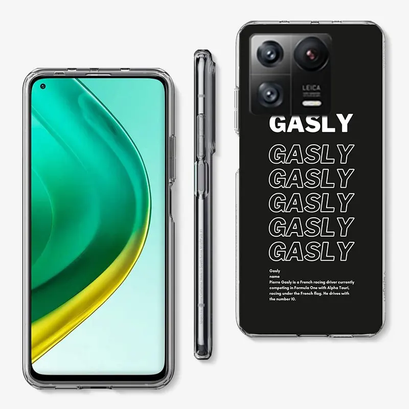 F1 F-Formula 1 Number Clear Luxury For Xiaomi Poco X7 Pro Mi 14 13 12 12T Pro 11 11T 11i 10 10T 9 8 Lite 6X 5X A3 CC9E A2 A1 Pho image 4