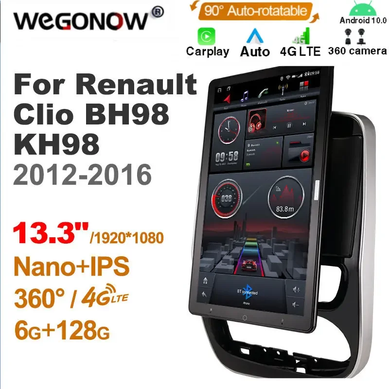 

Автомобильный радиоприемник TS10 Android 10,0 Ownice для Renault Clio 4 BH98 KH98 2012-2016 13,3 ''без DVD, поддержка Quick Charge Nano 1920*1080