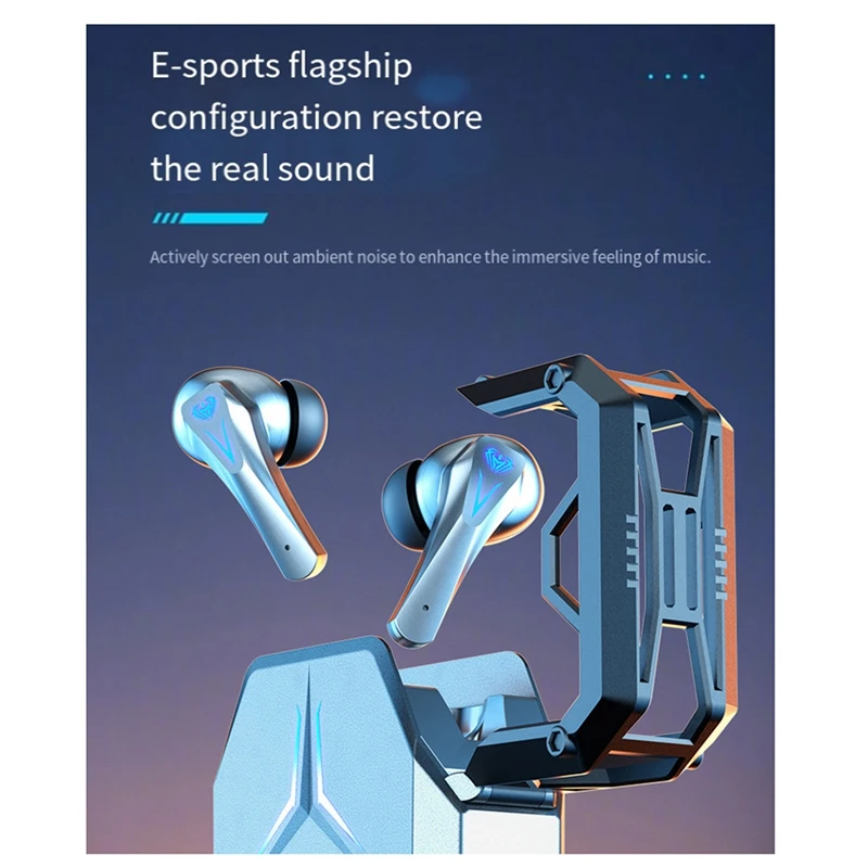 

New Bluetooth 5.3 Headset Wireless Headset Dual-Mode Gaming Headset Hifi Stereo Noise Reduction 10 X 5 X 3Cm