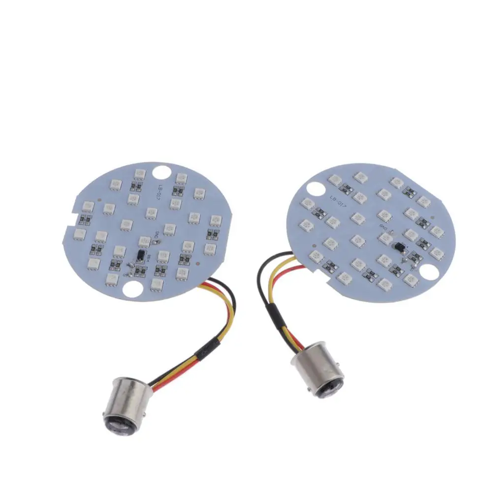 

Amber Turn Signal LED Light Insert Plug and Play Rear Lamp for Harley 11