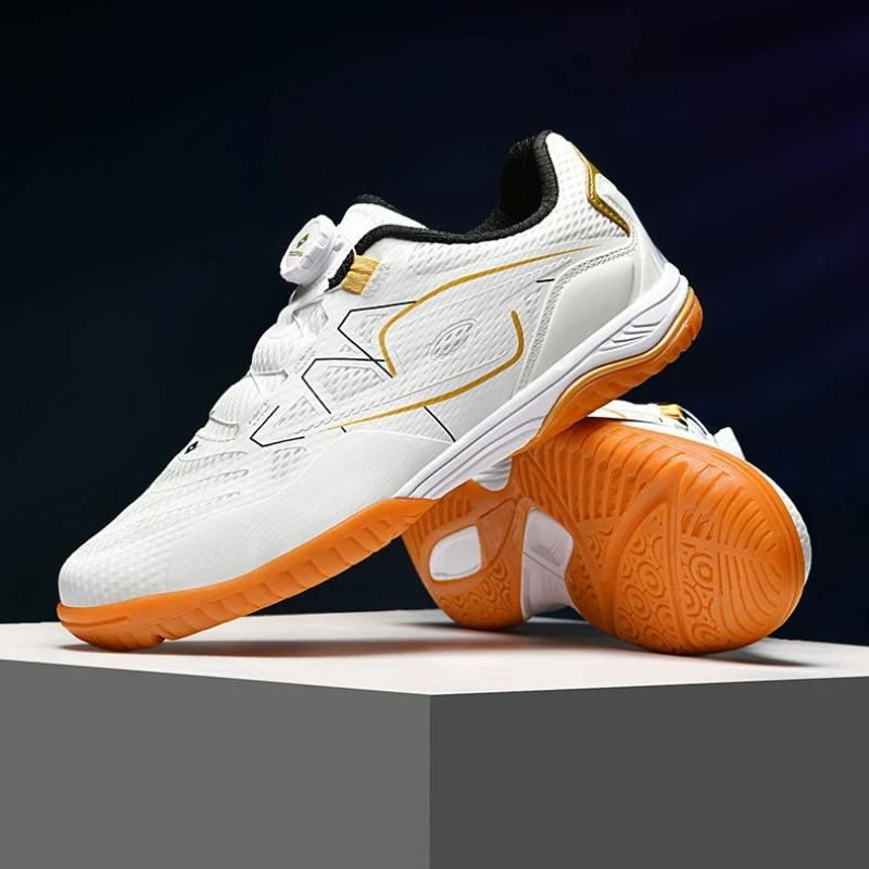 

2025 Новая обувь для настольного тенниса, мужская и женская дизайнерская обувь для бадминтона, удобные спортивные кроссовки унисекс, теннисная обувь