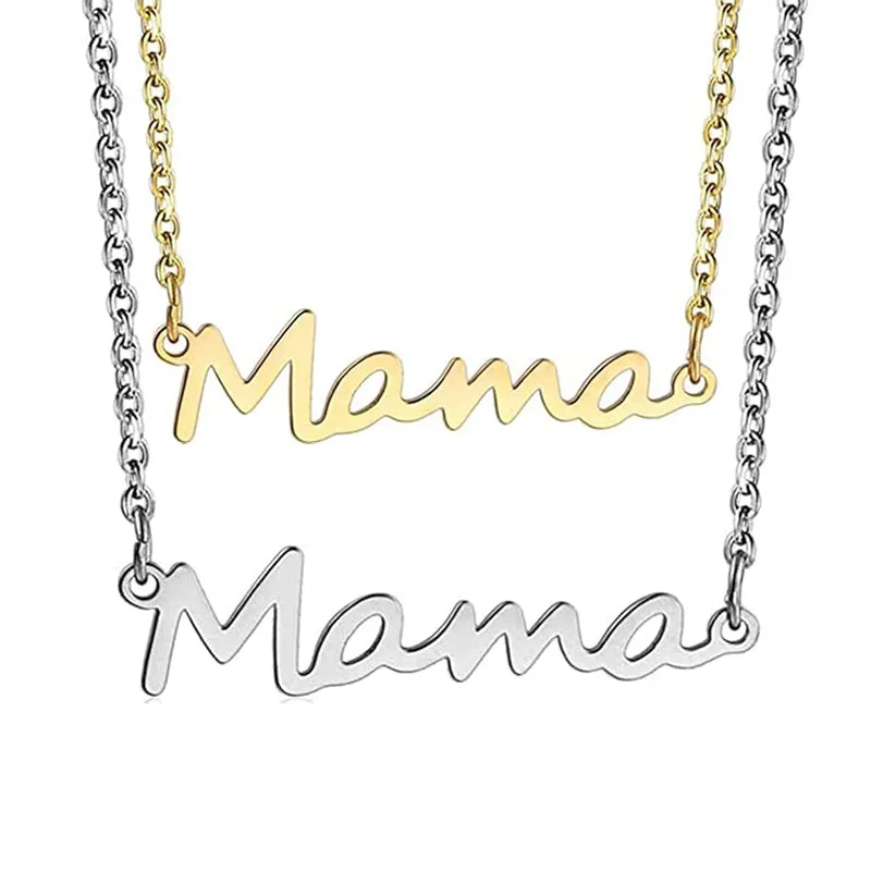 Hot Selling New Style Letter Mama Charm Bracelet For Women Mother Gift Metal Chain Bangle Fashion Jewelry Mother Day Wrist Gift