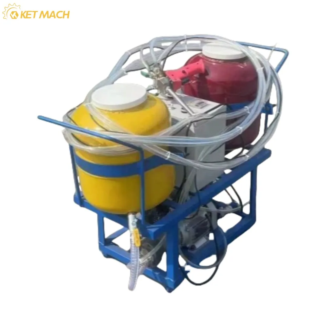 

KET Small Polyurethane Spray Foaming Machine For Thermal Insulation Wall Spraying Insulation Pipe Seat Sponge Manufacturing