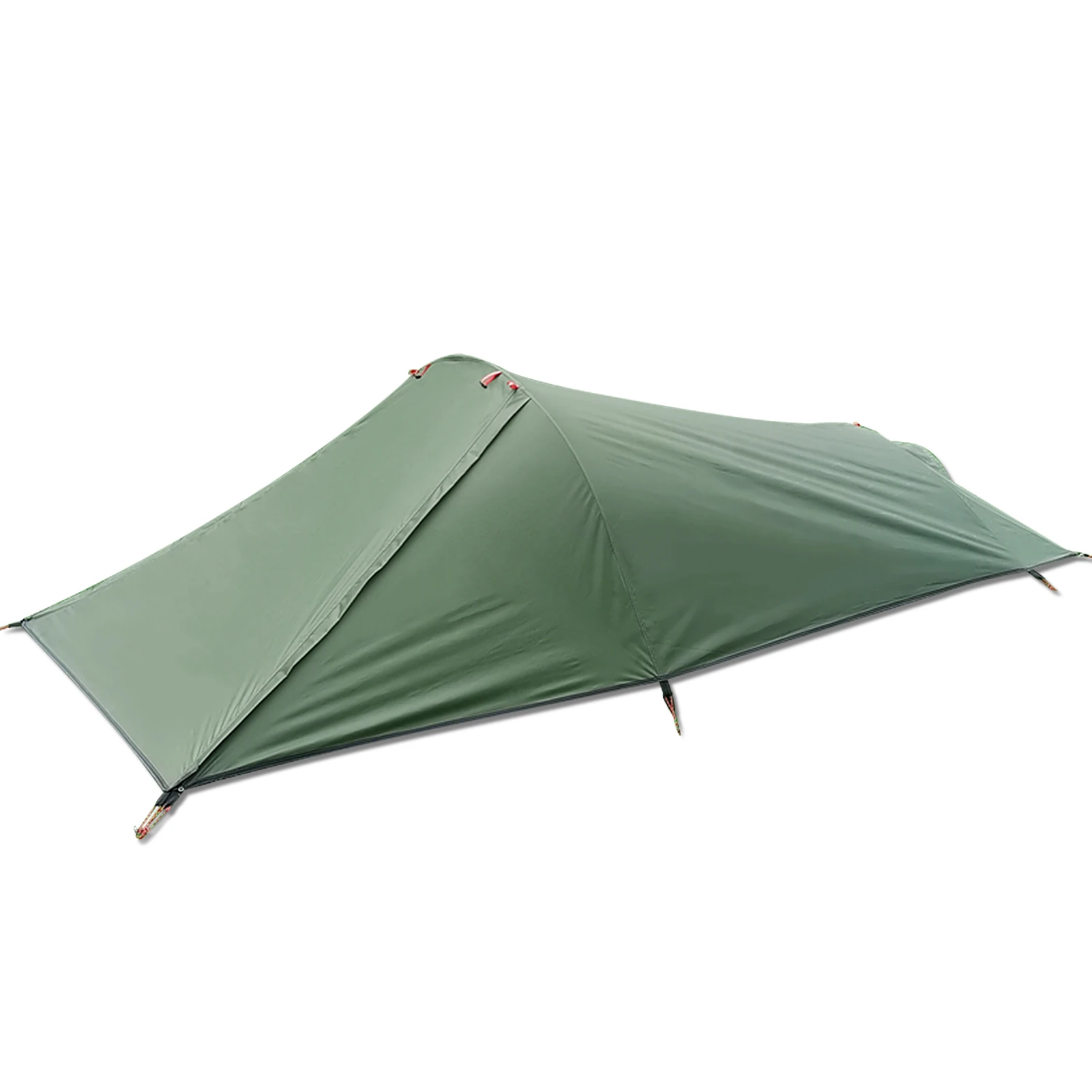 Ultralight Outdoor Single Person Camping Tent Water Resistant Tent Aviation Aluminum Support Portable Sleeping Bag Tent