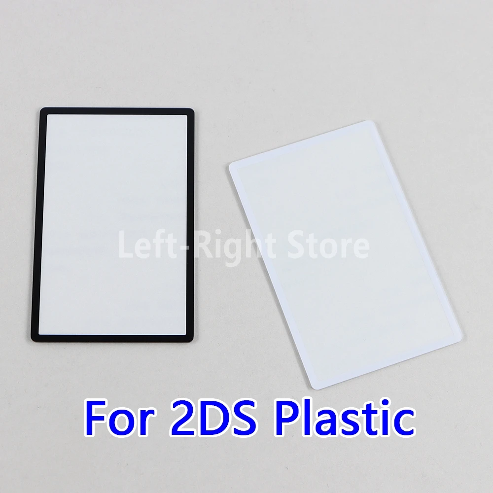 2 sztuki górny ekran LCD z przodu plastikowa obudowa czarny biały Top ramka ekranu osłona obiektywu ochrona ekranu LCD dla Nintendo 2DS