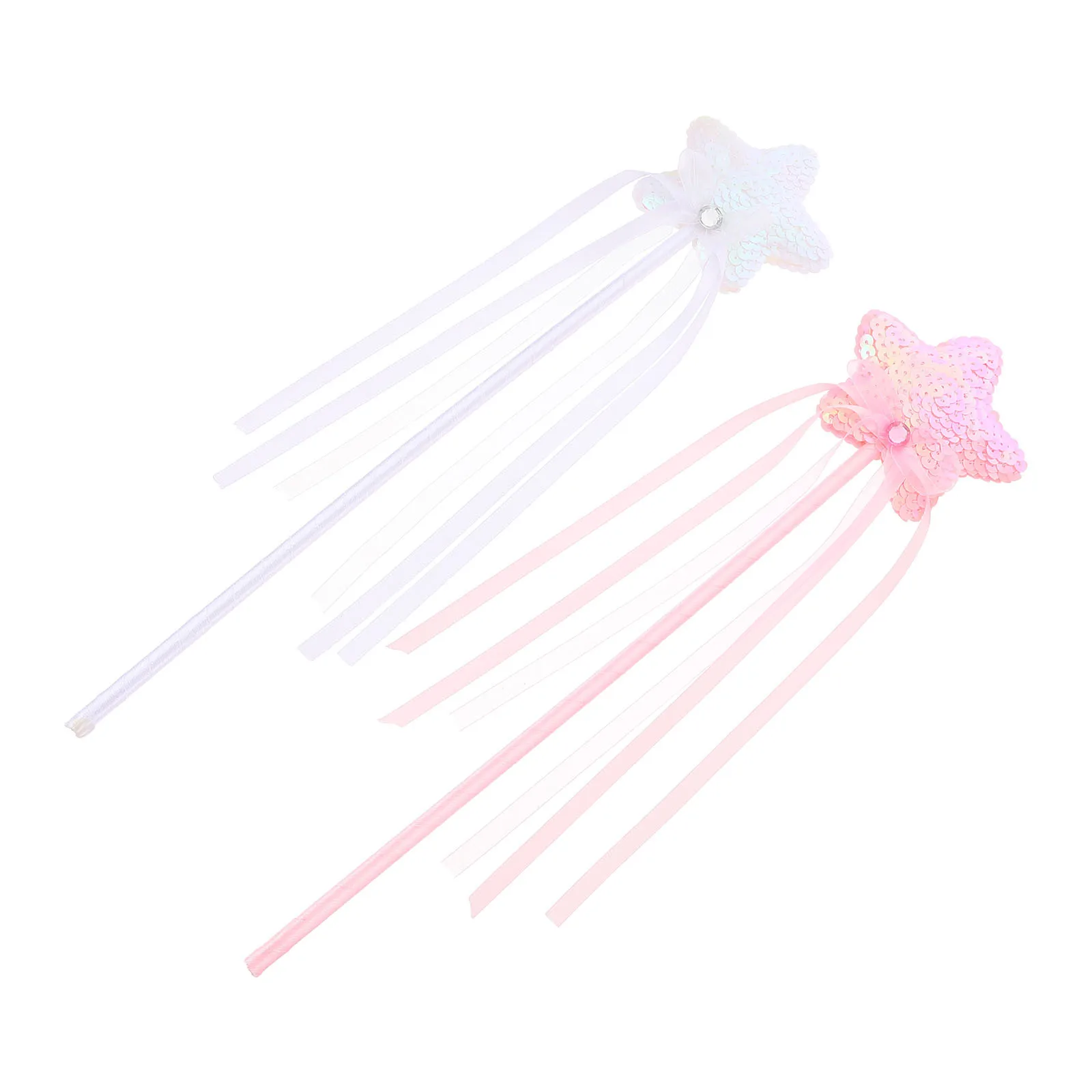 

2pcs For Star Shape Fairy Wands Halloween Cosplay Party Props Performance Accessories Witchcraft Wands
