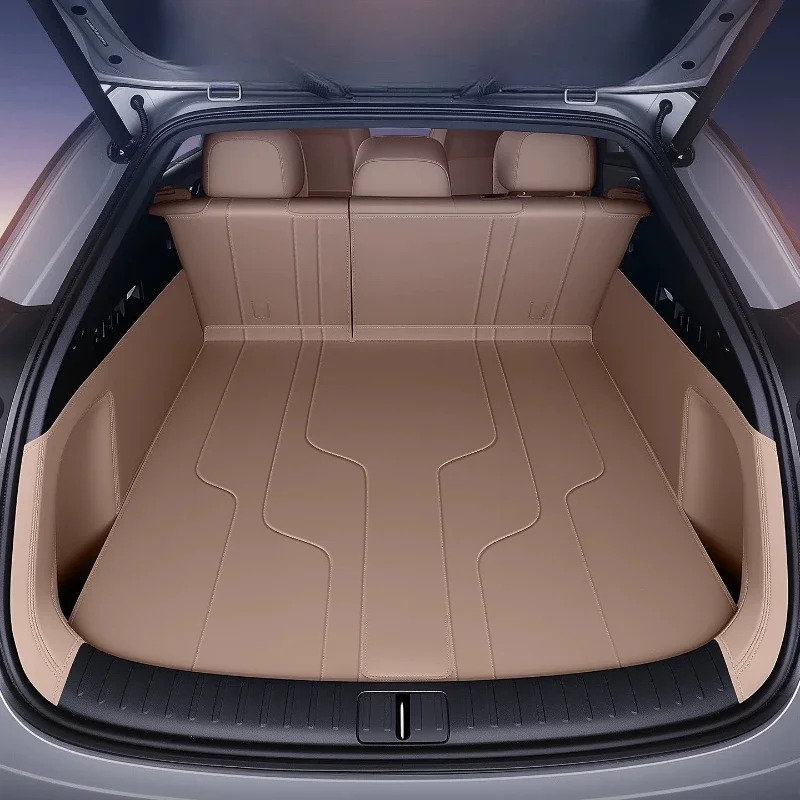 For Li Auto L6 2024-2026 Cargo Liner Car Full-Coverage Trunk Mat Waterproof and Wear-Resistant Leather Protective Pad Accessory detail image 5