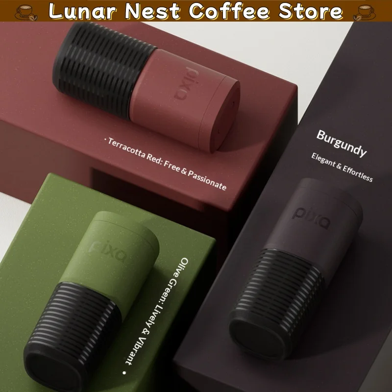 New Wacaco Pixapresso Portable Electric Espresso Machine For Camping Travel Outdoor Capsule Pod Coffee Maker Rechargeable