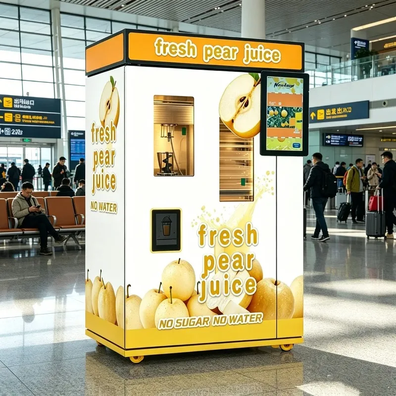 Customized OEM Large Capacity Innovative Pear Juice Vending Machine