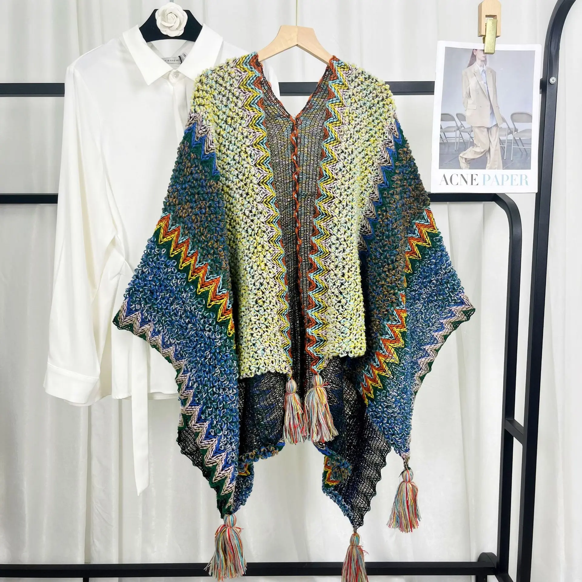 Etnik tarzda pelerin, kış seya - Go Ethnic Fashion incelemesi ve fiyatı