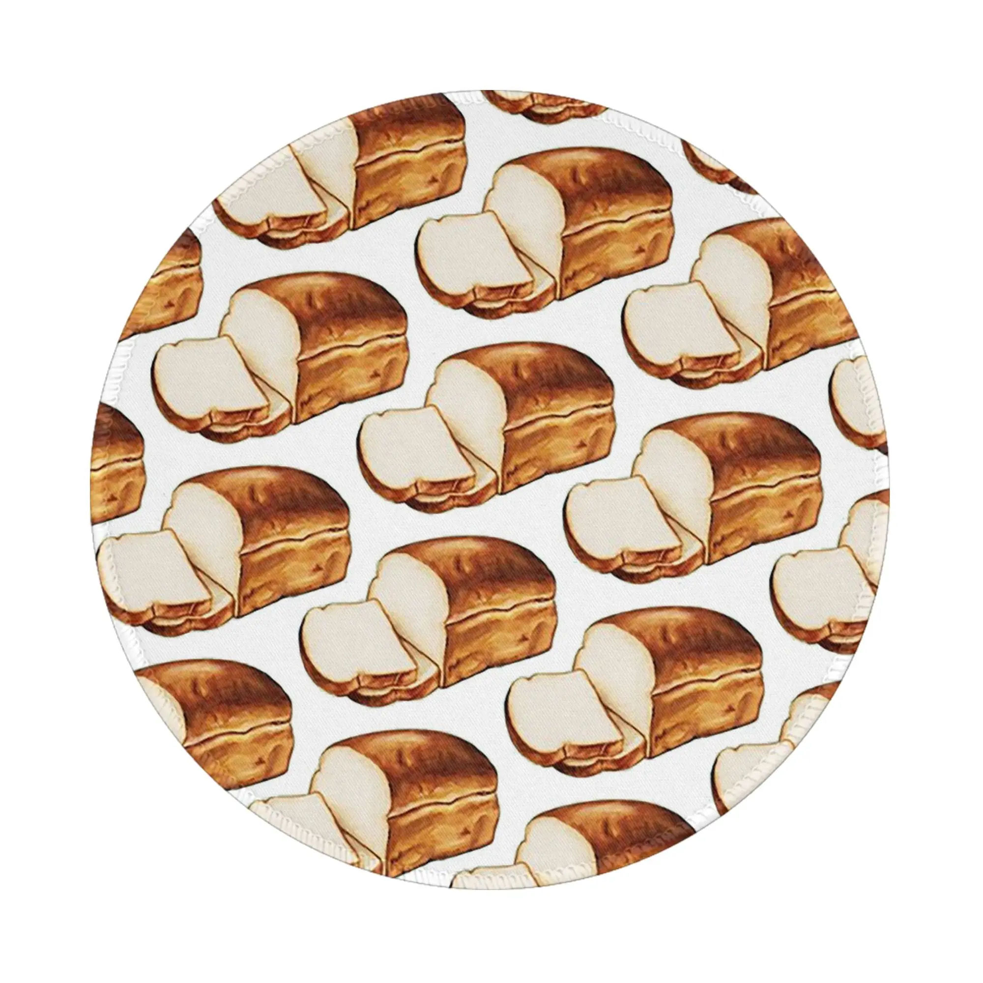 Bread Pattern Mouse Pad Computer Keyboard Mouse Mat Gamer PC Laptop Desk Mat Office Accessories Table Mats
