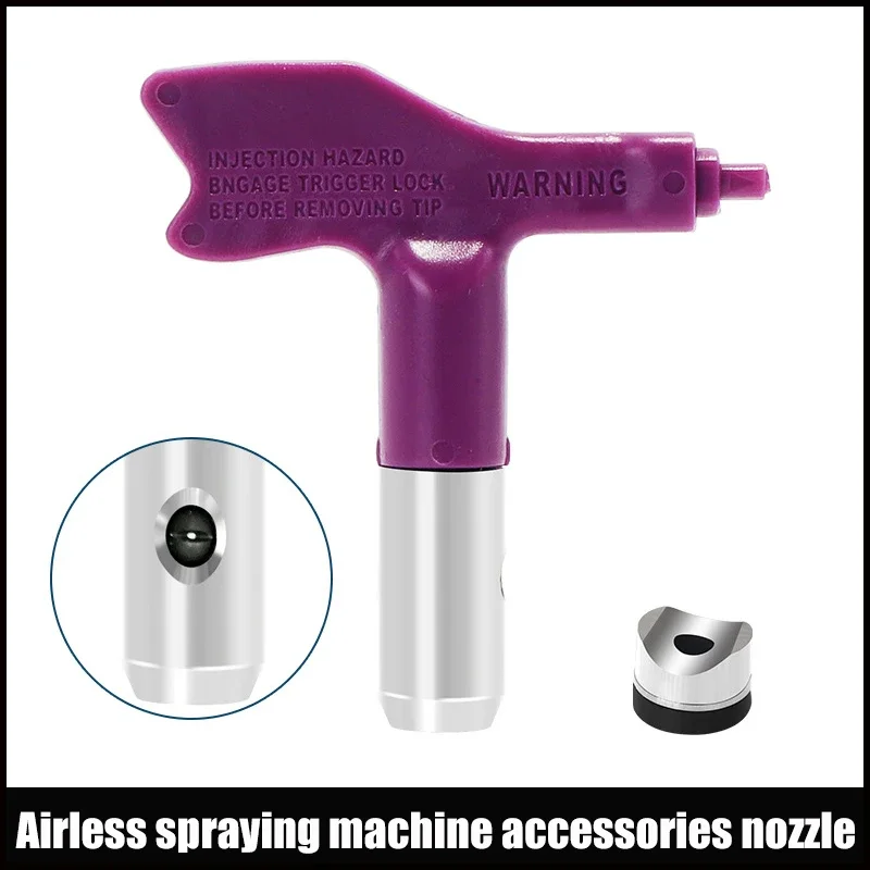 Airless Spray Gun Tips Seal Nozzle 209 - 655 Airless Sprayer Spraying Machine Parts Purple Airbrush Paint Spray Tip Nozzle