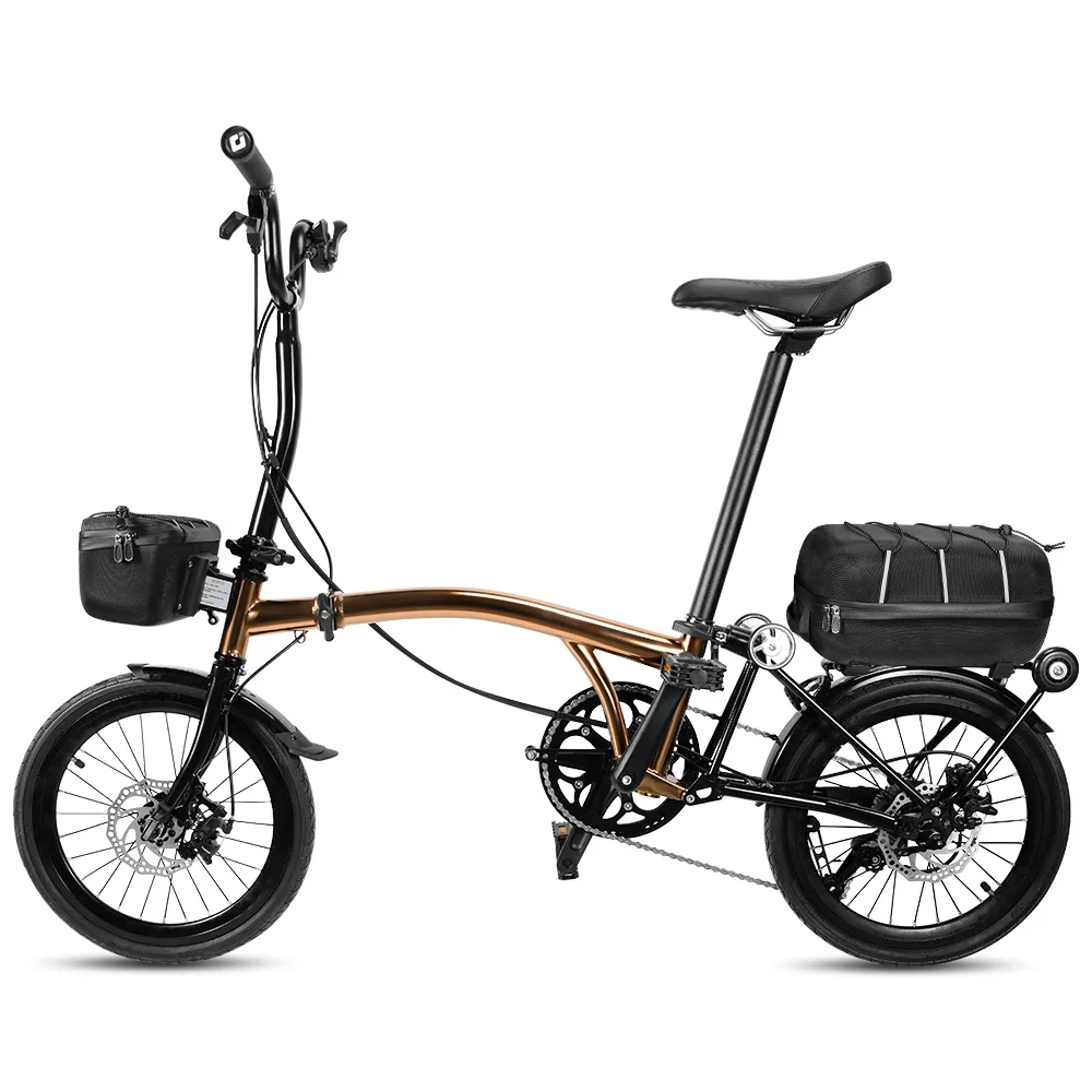 NEWBOLER Faltrad-Lenkertasche, multifunktionale Brompton-Tasche, Fahrrad-Fronttasche, Fahrradkorb, Tasche für Brompton Faltrad – Detail 13