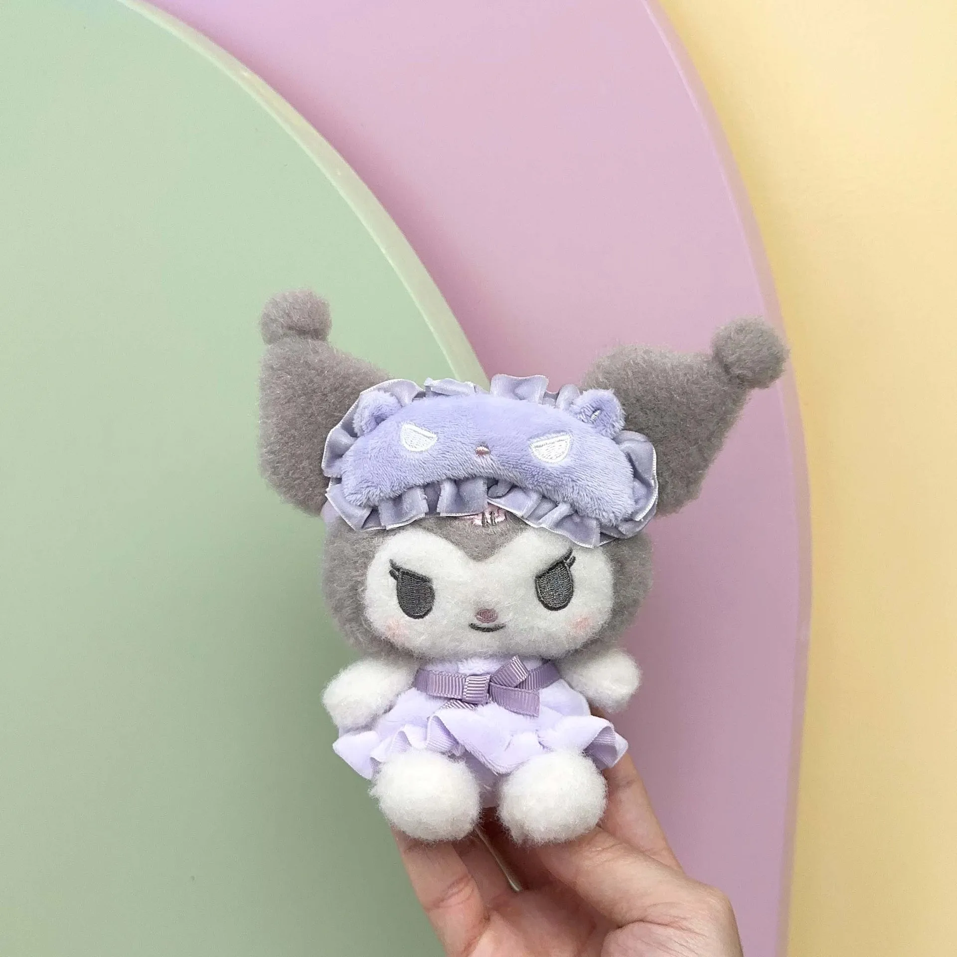 

Kawaii Sanrio Kuromi Melody Pachacoo Cinnamoroll Hangyodon Pendant Toys Cute Doll Keyring Keychain Christmas Gift