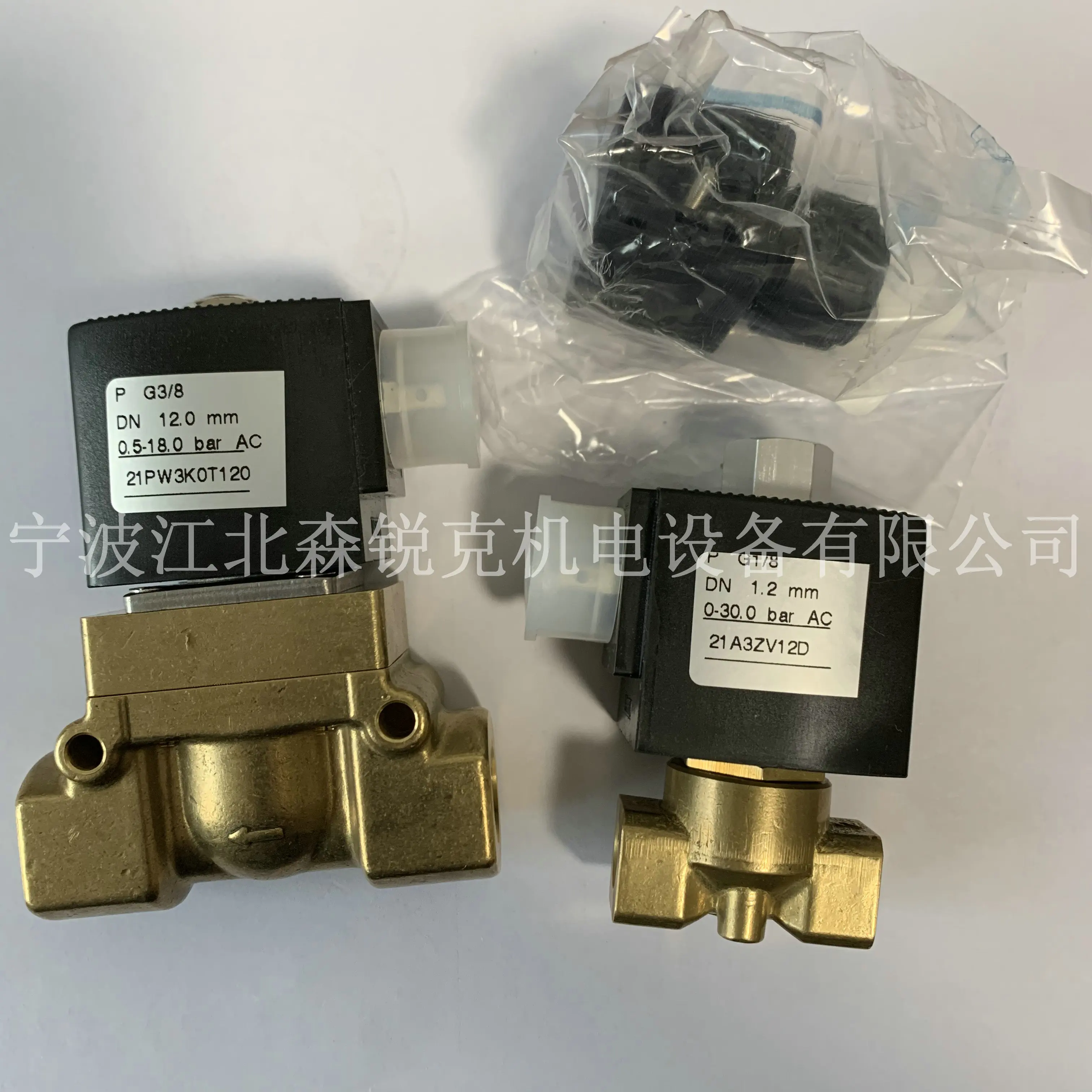 Electromagnetic Valve 21A3ZV12D Is Suitable for Air Compressor 21PW3K0T120 1089058020