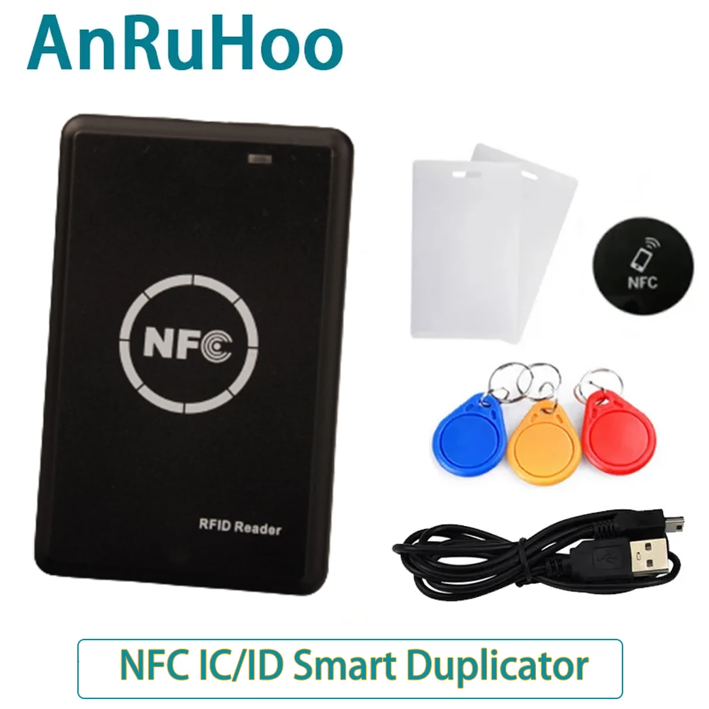 RFID Dual Frequency Copier NFC Smart Chip Card Encryption Reader 13.56Mhz Key Duplicator 125Khz Token Writer Clone Programmer