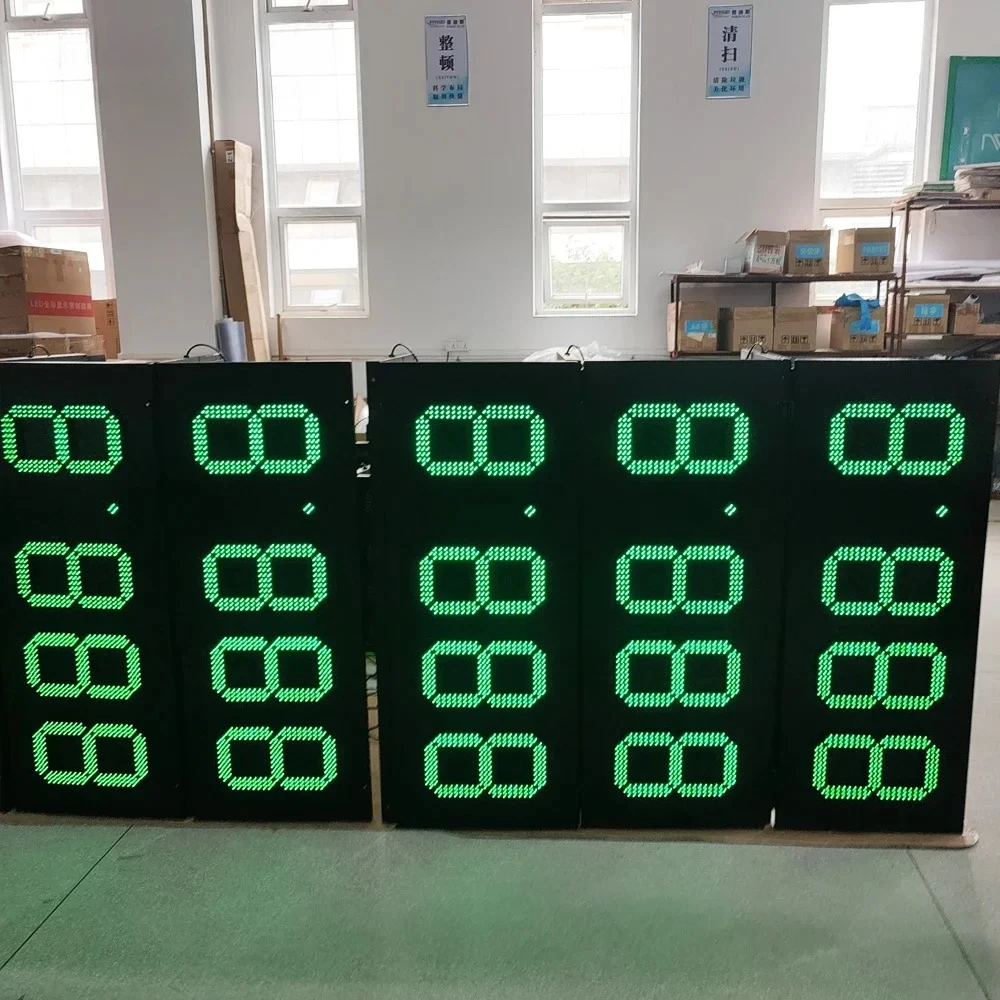 Layar LED berukuran 6 hingga 64 inci, papan indikasi harga