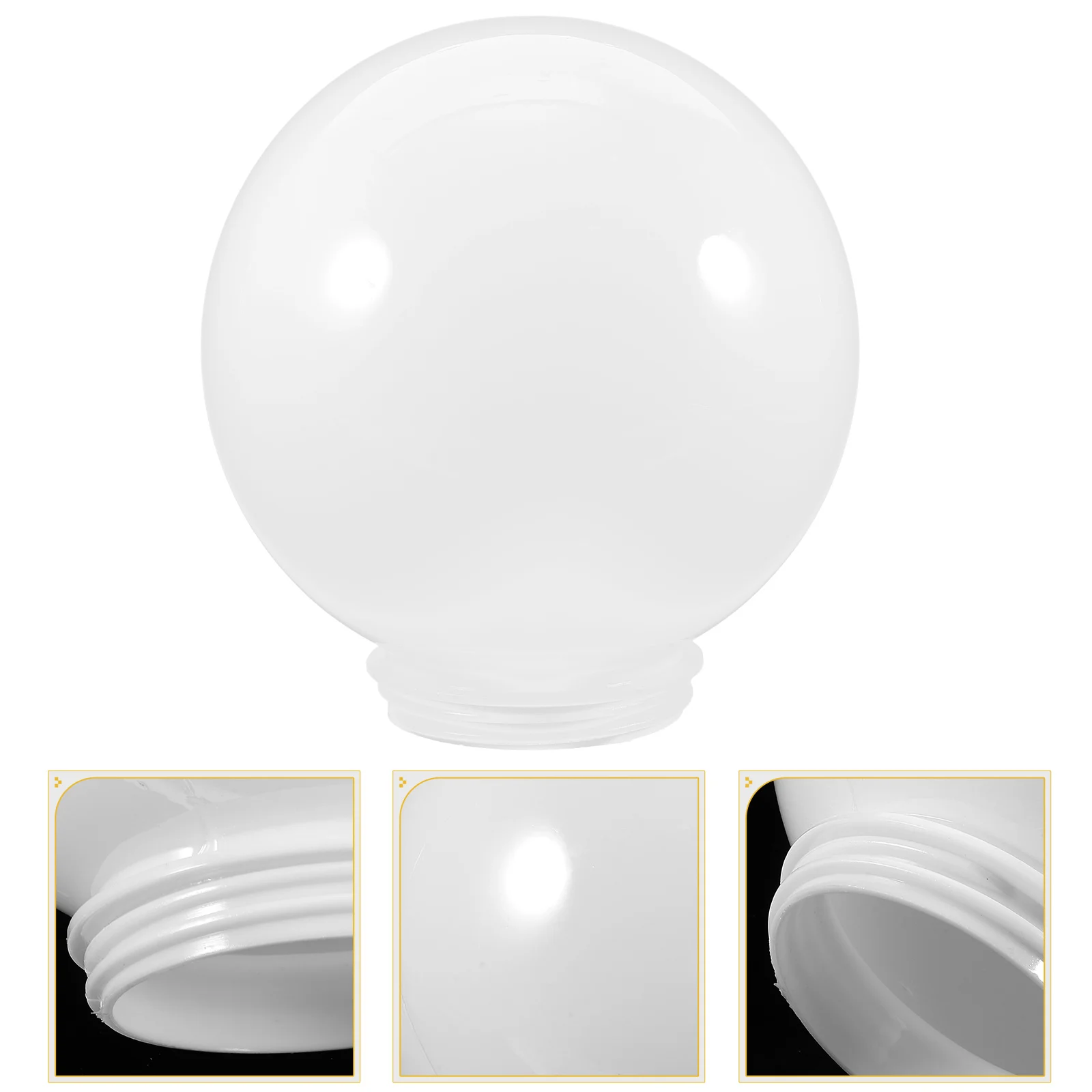 

Ball Lampshade Floor Light Cover Home Acrylic for Wall Replacement Globe Porch Household White Bulbs