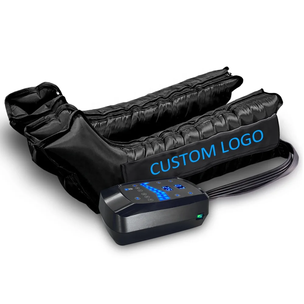 Portable Sports Recovery Boots Compression Therapy Massage Leg Massager with Rechargeable Battery for Athletes Recovery Anywhere