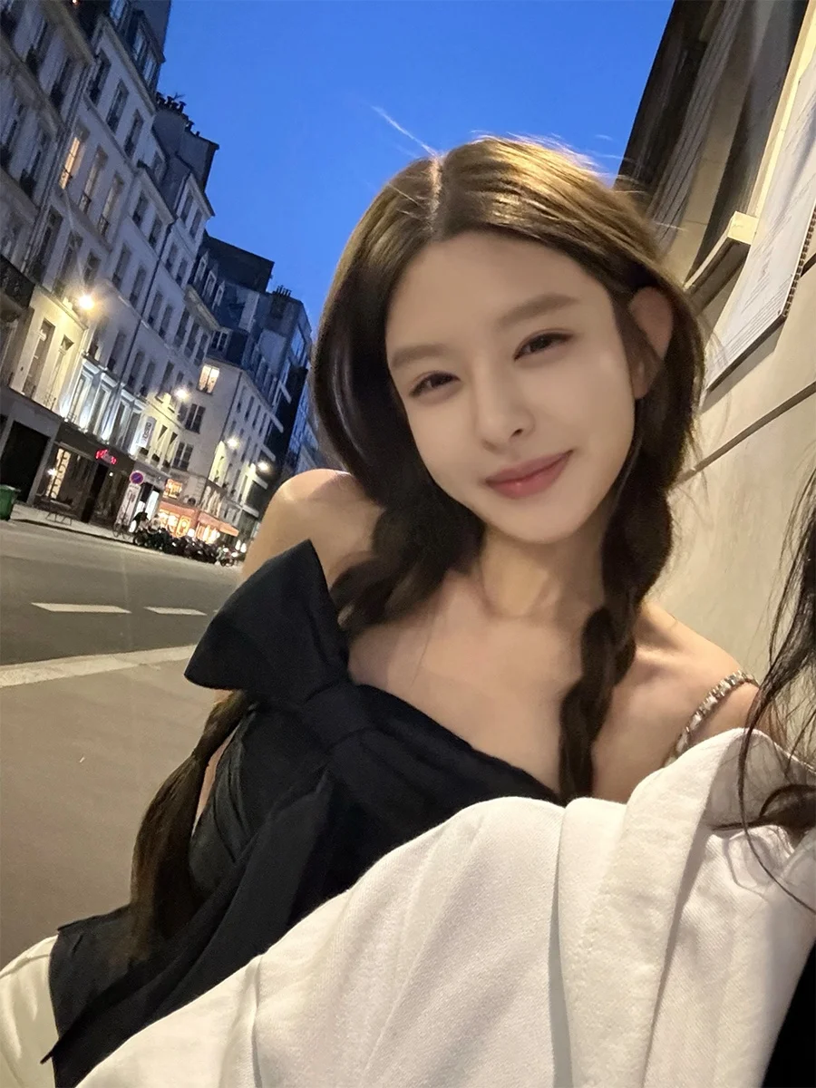 

Топ-бюстье Good Morning Fan Fan с винтажным кружевом, узлом и 3D-резкой, для девушек, тонкий, короткий, из искусственной кожи