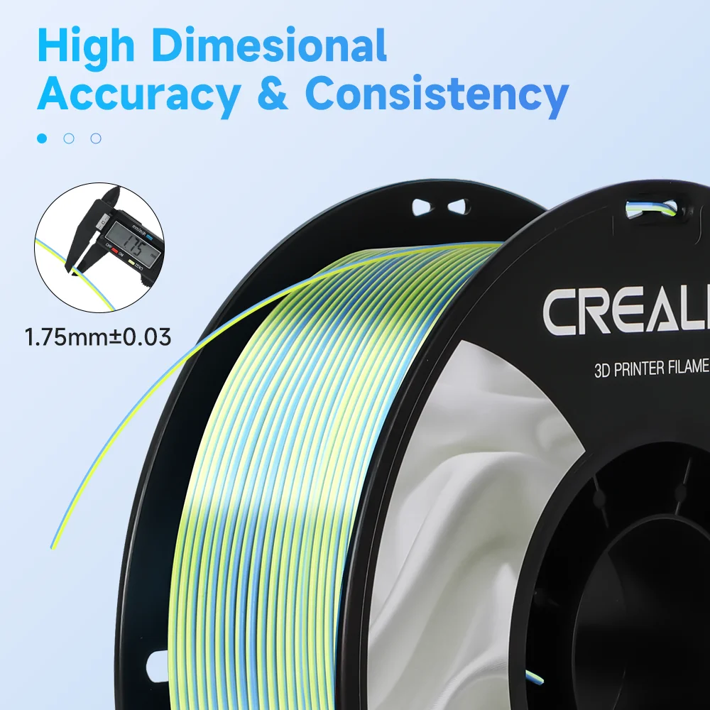 Creality 1KG 1.75mm Ender Hyper CR Silk PLA Plastic PETG Filament 3D Printing Material for Ender 3 S1 Pro FDM 3D Pen & Printer