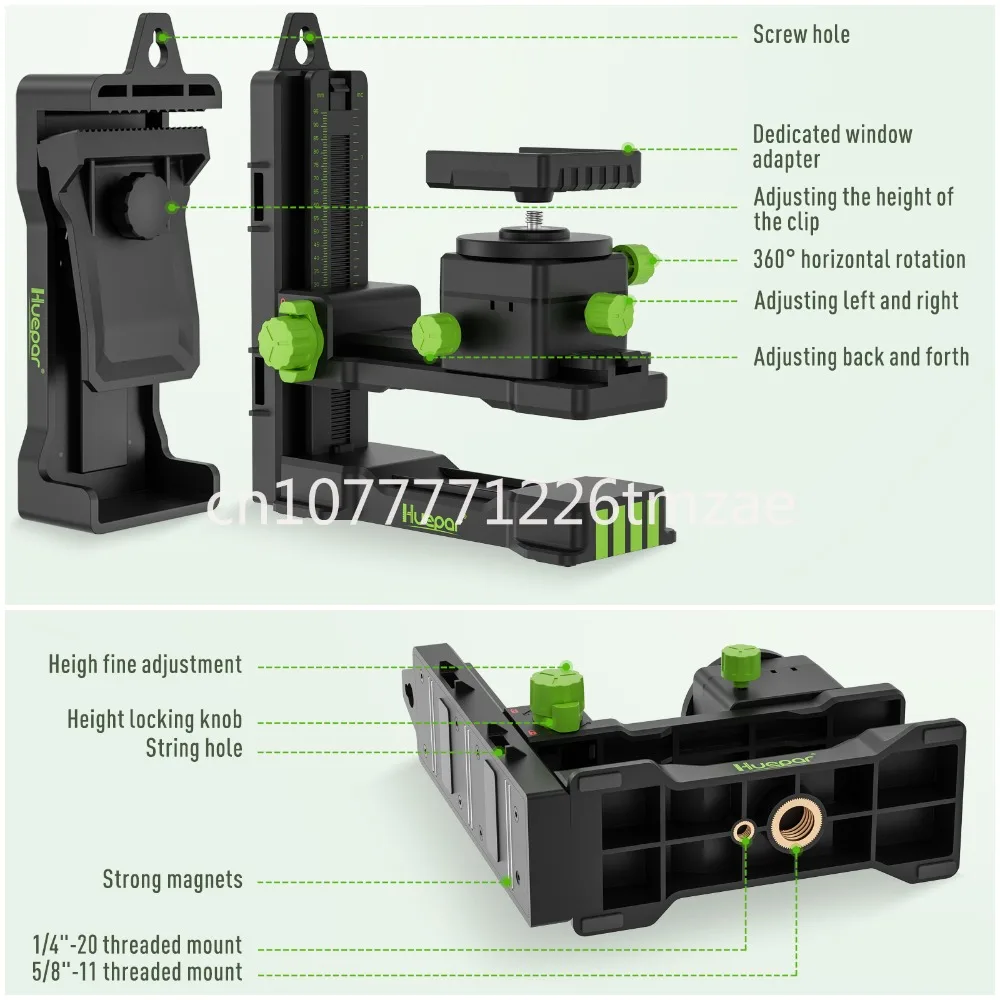 

New Level Adapter Fine-Tuning Bracket Magnetic Rotating Base 360 Degrees