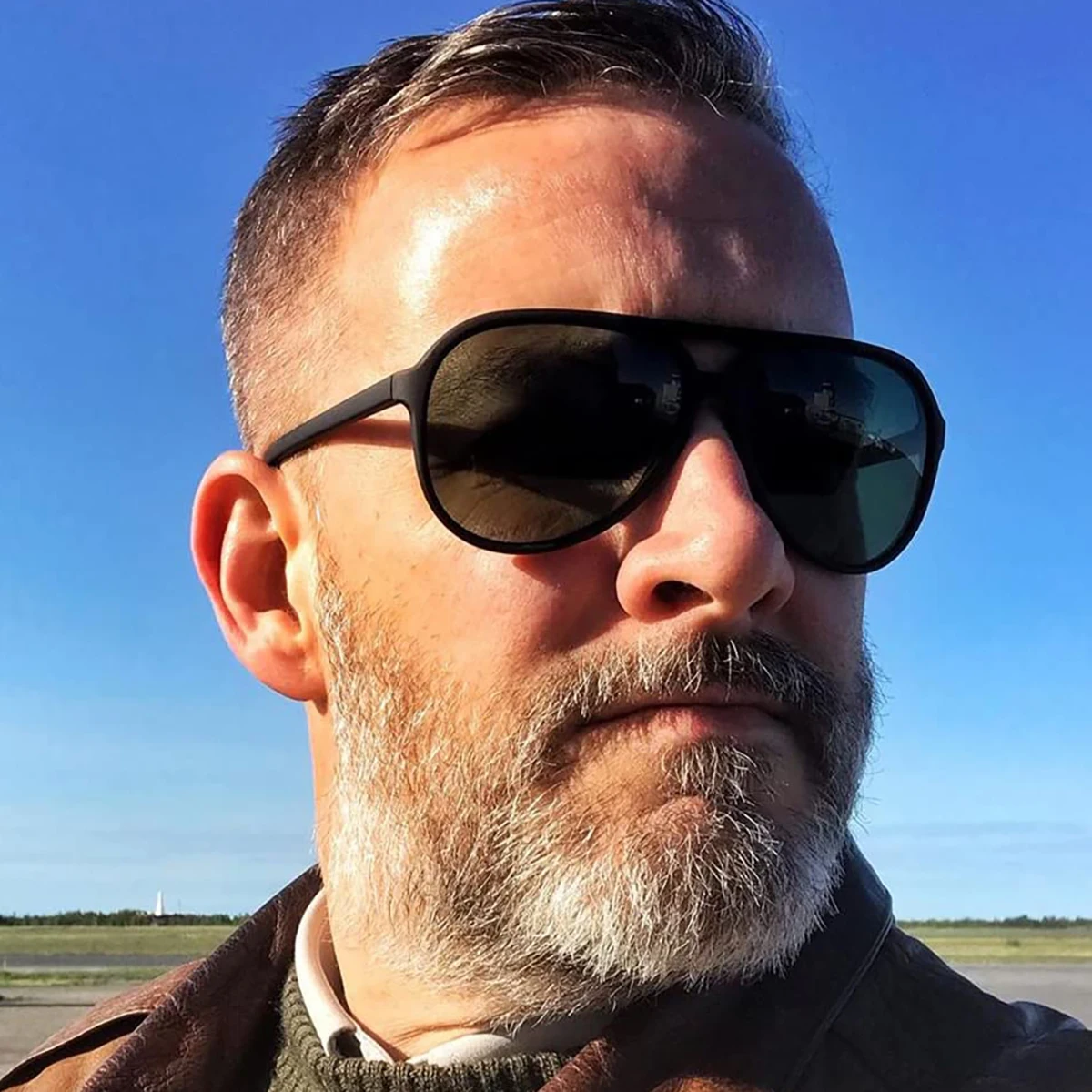 Trend ige Farbverlauf blaue Linse übergroße Pilot Sonnenbrille Frauen Marke Design Vintage Schildpatt Luftfahrt Männer Sonnenbrillen Sonnenbrille – Detail 3