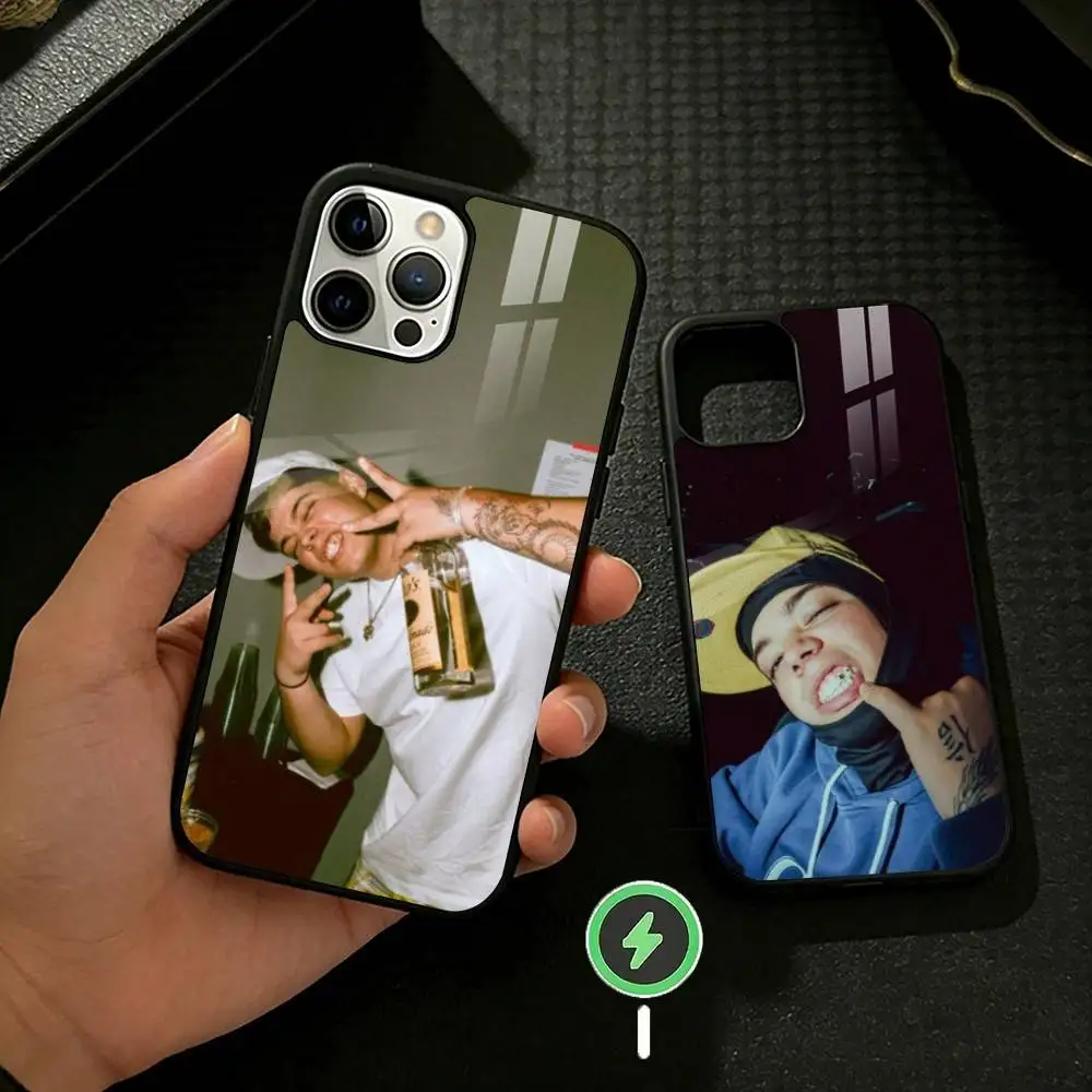 

S-Saiko Singer Sakura Phone Case For iPhone 17 16 15 14 13 12 Pro Max Plus for Mirror Wireless Magnetic Cover