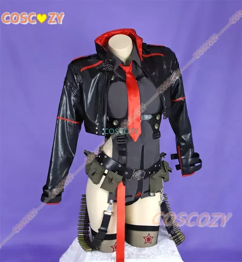 Traje de Cosplay de diosa de la victoria Rapi para mujer, traje de pistola de Anime Rapi, peluca negra, accesorios de fiesta de Halloween, juego NIKKE