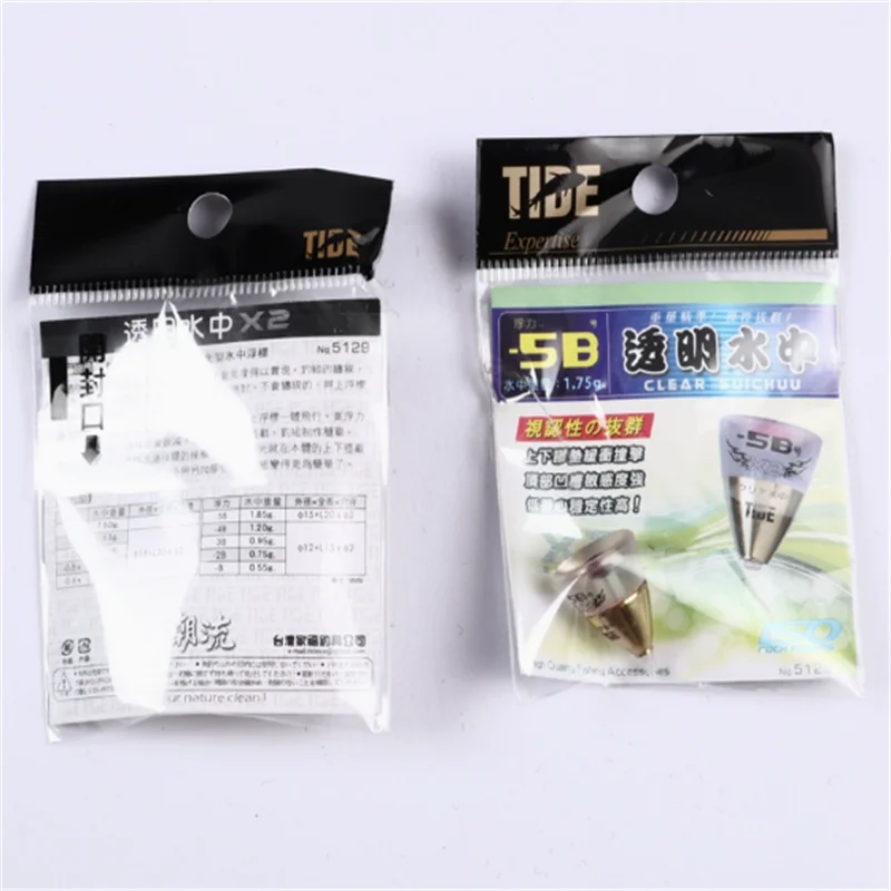 TIDE Trend B-1.5 Transparent Water, Rock Fishing Low Water ResistanceSpeed Reduction, Float Weighting Small Accessories