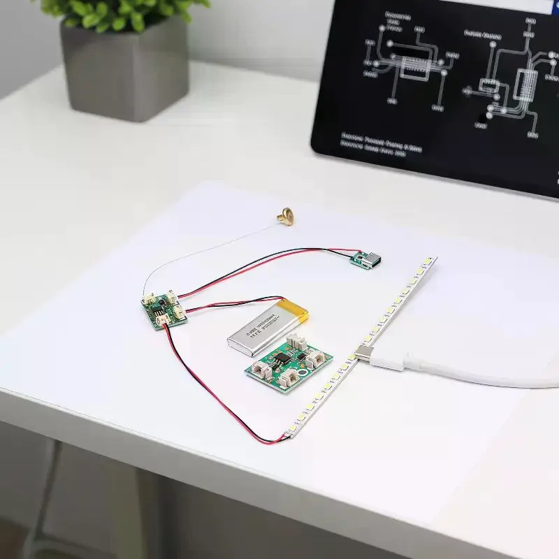 1/3/5/10/20Sets 5V 2A Low Voltage Single/Dual Color Light Board Controller Rechargeable LED Touch Switch Module PCB