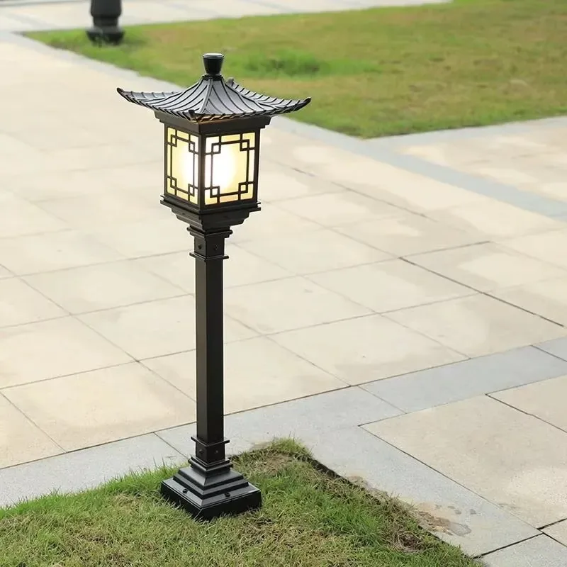SJDie Cast Aluminum Solar LED Lawn Light Waterproof 360 Degree Beam Angle Remote Control Garden Lamp 2 Year Warranty