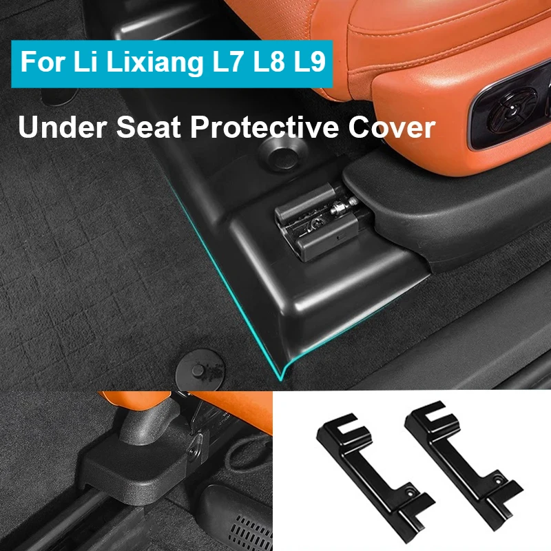 

For LI LiXiang L7 L8 L9 2022 2023 2024 Car Seat Track Anti Kick Cover Seat Guide Rail Protection Accessories Cover for Lixiang