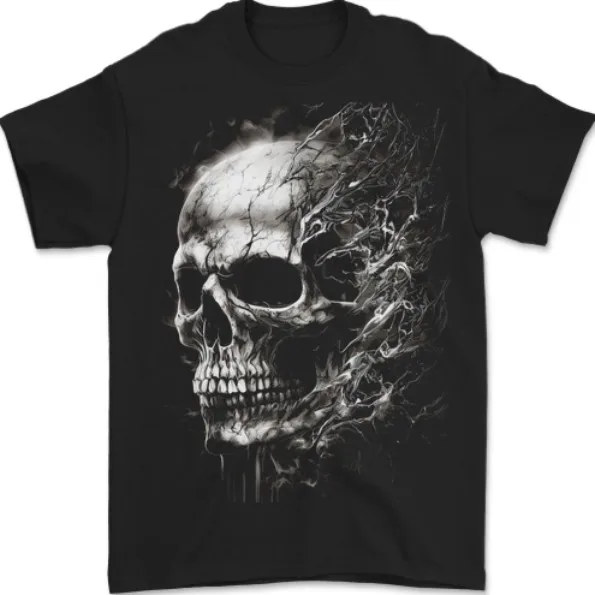 

Interdimensional Skull Mens T-Shirt 100% Cotton Outdoor casual fashion trendy T-shirt