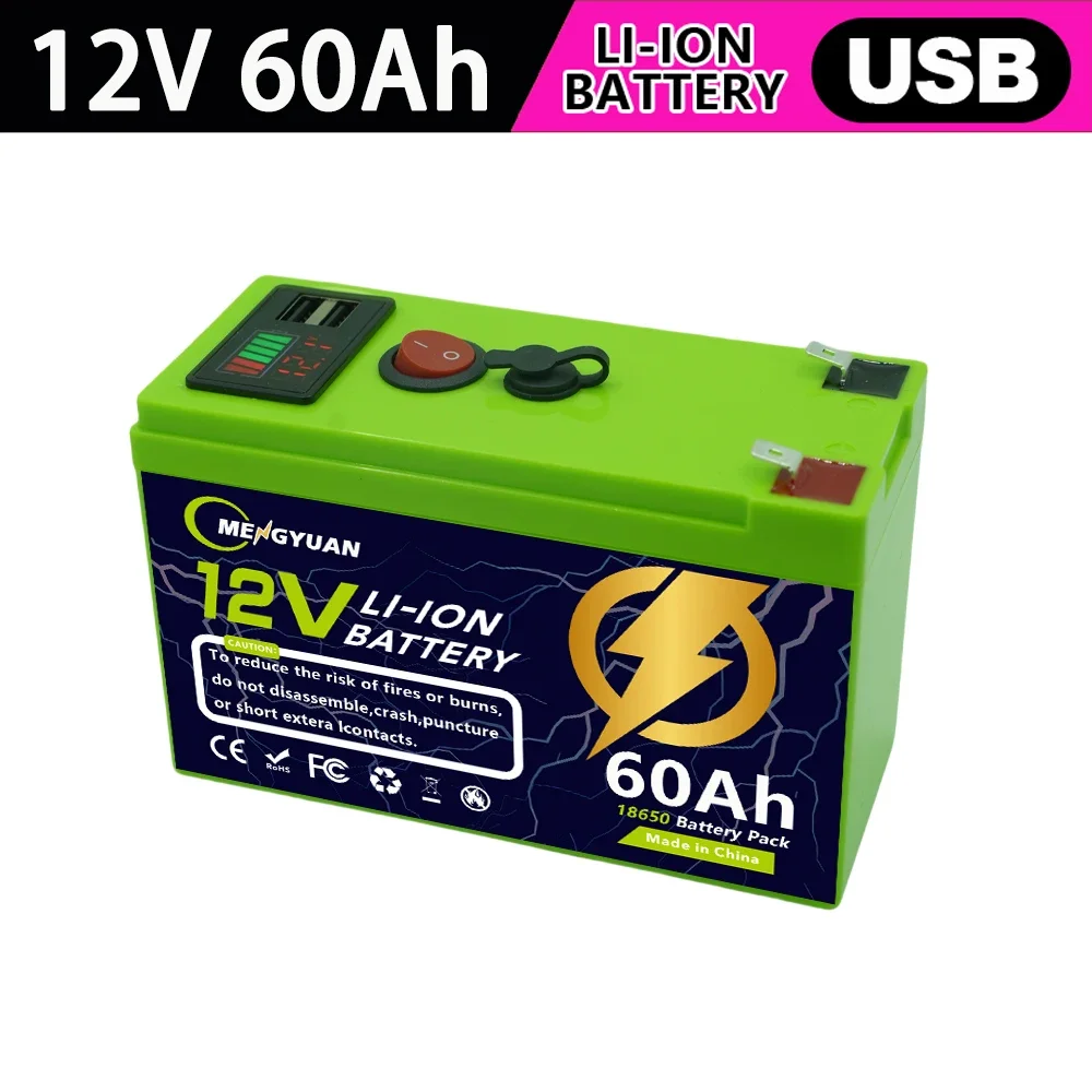 

12V 150Ah Lithium LiFePO4 Deep Cycle Battery for Solar Fish Finder Power Wheels Lighting Off-Grid Applications Built-in BMS