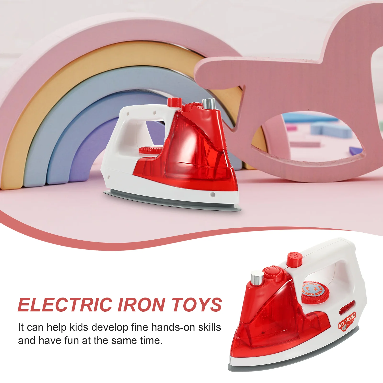 Play House Toy Recognition Mini Model Ornament Electric Iron Abs Child Children’s Toys