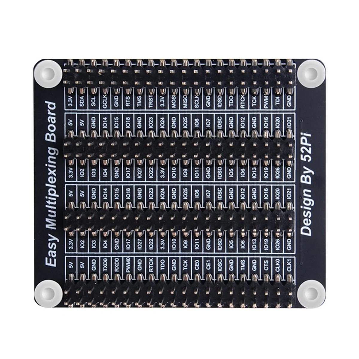 Efficient For Raspberry Pi GPIO Expansion Board 40Pin Quad IO Module