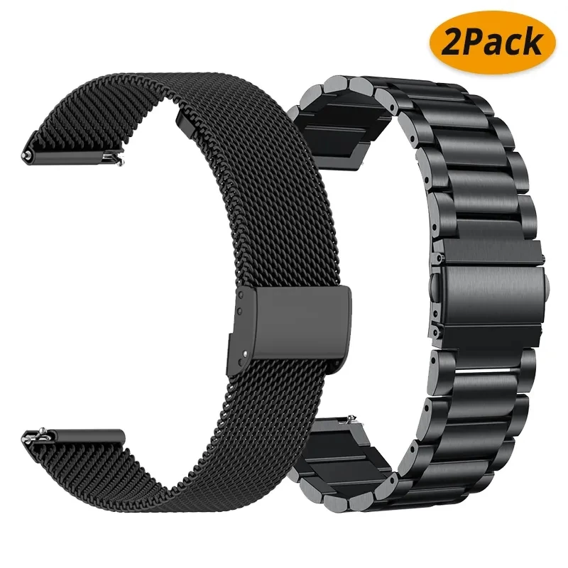 18mm Metal stainless steel Band For Huawei Watch GT4 41mm Strap For Mibro T1/GS For Garmin Venu 3S/2S /Vivoactive 4S 2S Bracelet