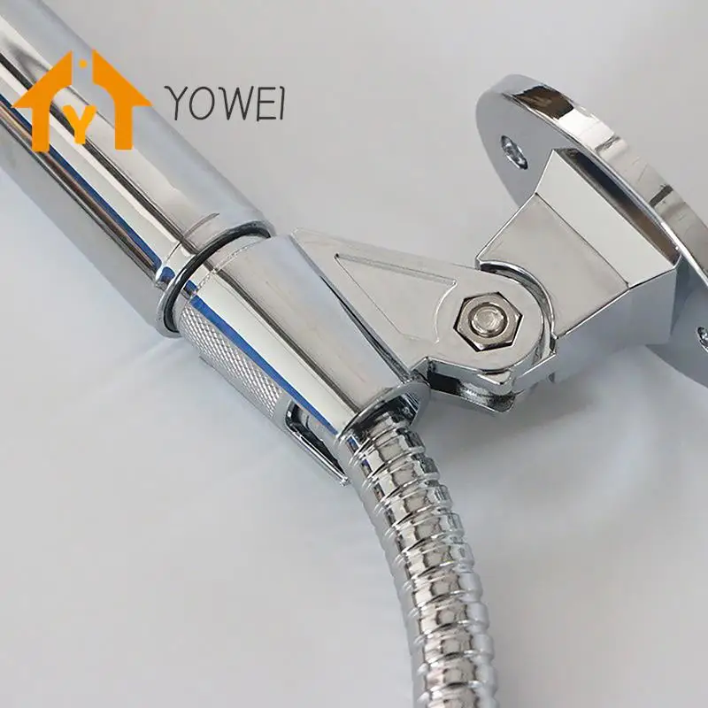 

1Pc Universal Shower Head Holder Wall Mount Adjustable Shower Bracket Handheld Sprayer Fixed Base Support Bathroom Accessories