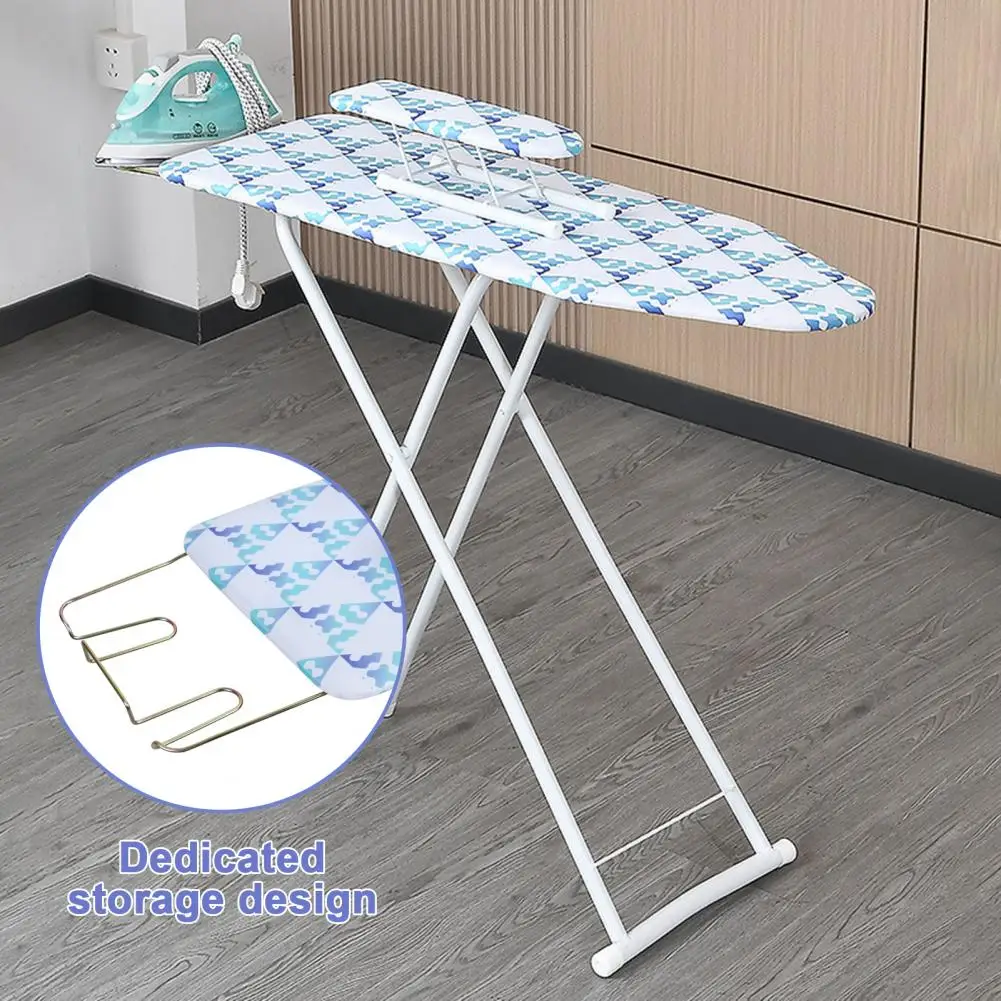 42 inch Full-Size Foldable Ironing Board, Foldable Household Ironing Board, Extended Ironing Board Outside with Heat-Resistant C