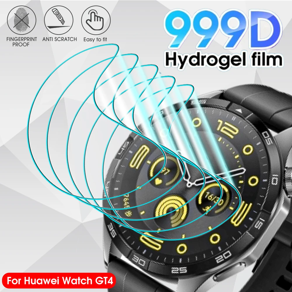 1-10PCS Hydrogel Film for Huawei Watch GT 4 GT4 37MM 41MM Smart Watch Accessories HD Screen Protector Not Tempered Glass