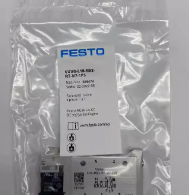 

New original FESTO solenoid valve VUVG-L10-M52-RT-M7-1P3 566474 VUVG-L10-M52-RT-M7-1H2L-W1