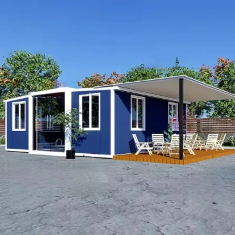 Customized Modern 20ft 40ft Hurricane Proof Prefabricated Container Houses Expandable Portable Prefabricated Villas Two Bedrooms