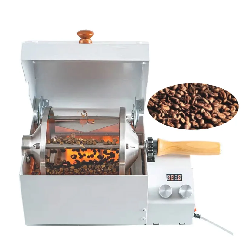 

Commercial Coffee Bean Baking Machine Heat-Resistant Drum Coffee Bean Roaster Roasting Machine