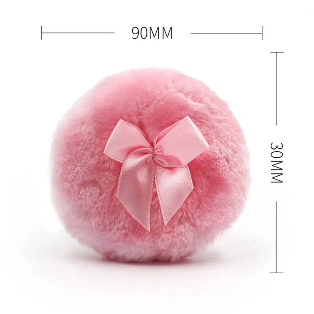 New Fluffy Powder Puff Ultra Soft Washable Reusable Velour Face Body Powder Puff Loose Powder Puffs Wet Dry Makeup Tool