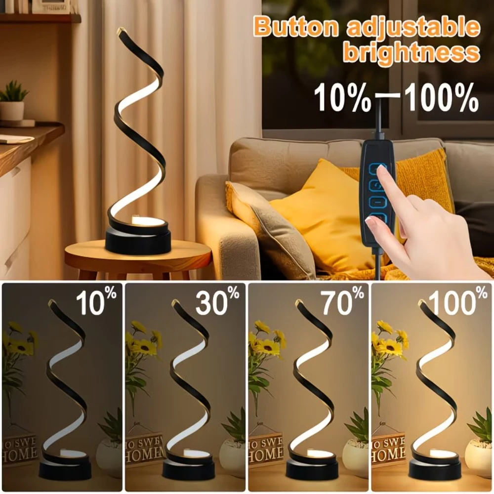 Creative LED Desk Lamp Modern  - Ambient Lighting Decor For Room ulasan dan harga