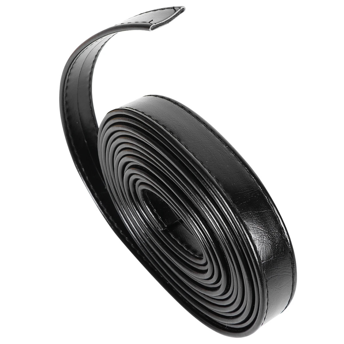 

PU Strip for DIY 1 Roll Black Hemming Strap Wear Resistant Bright Color PU Bag Accessories Tote Camera Bag Material